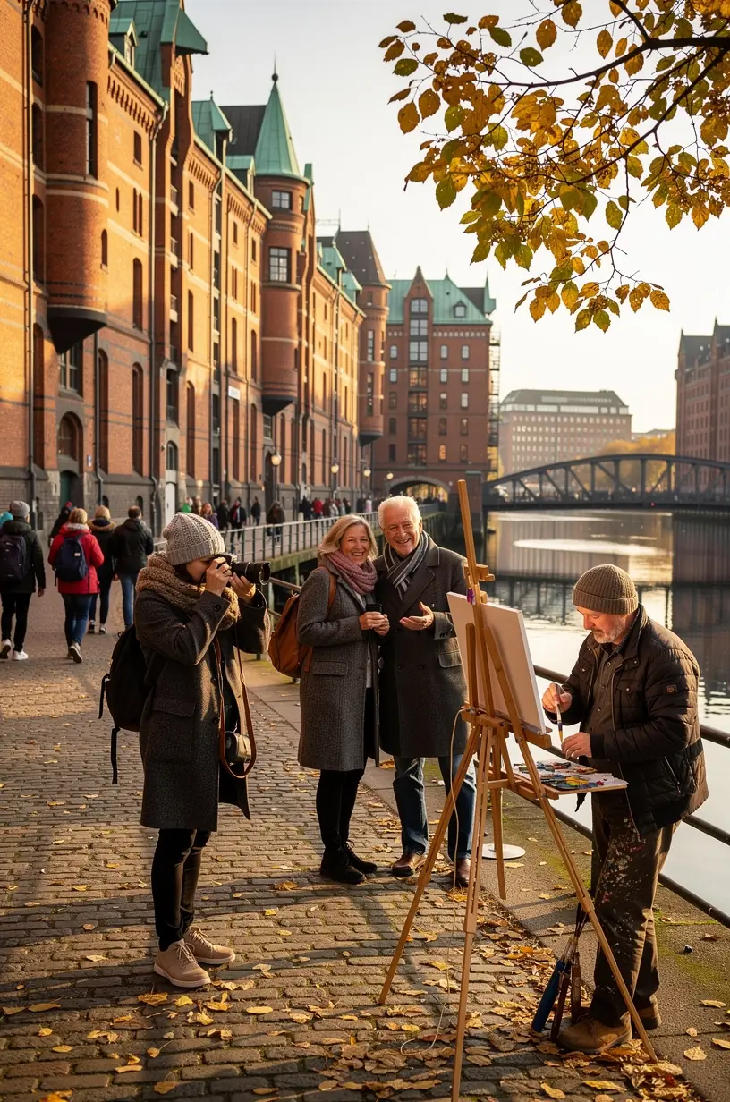 Karte mit markierten Routen zwischen bedeutenden Architekturstätten in Deutschland, inklusive erklärender Legende.